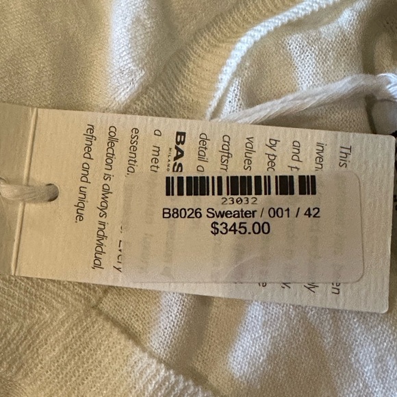 BASE MILANO women’s Spring Summer 2024 Collection Top - Picture 12 of 15